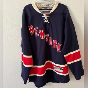 NY Rangers Lundqvist Heritage Jersey - Large. Like New condition.
